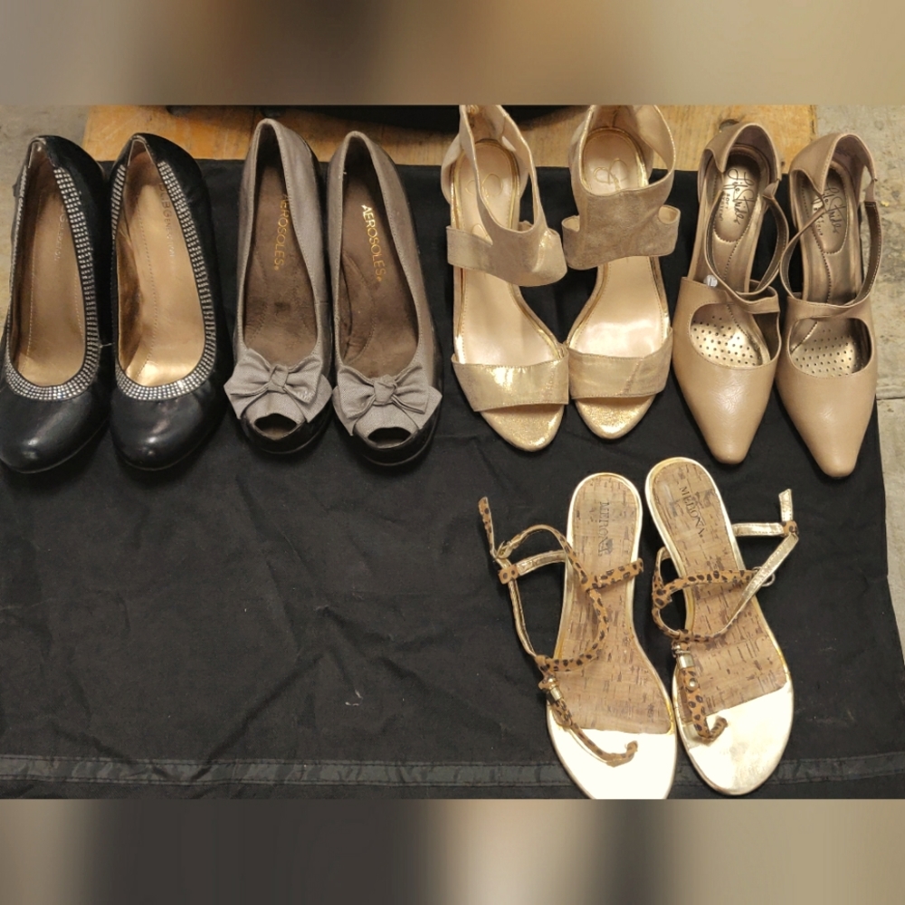 5 pair of Women's Fashion shoes